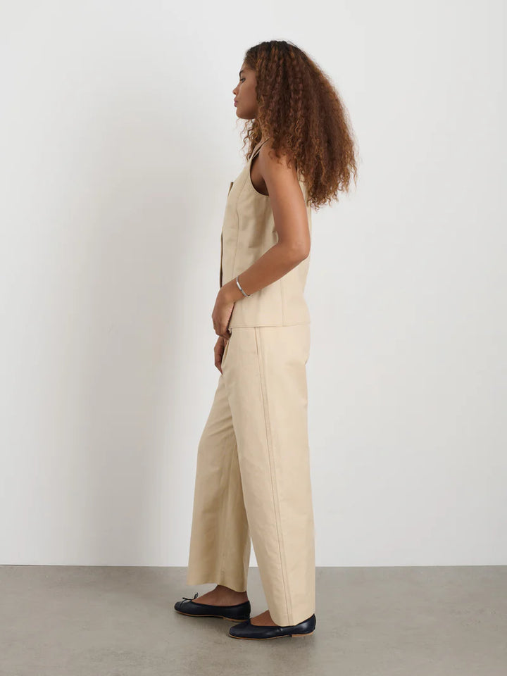 Alex Mill – Soho Scoop Vest in Tan