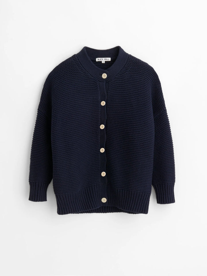 Alex Mill – Nico Chunky Cardigan in Dark Navy