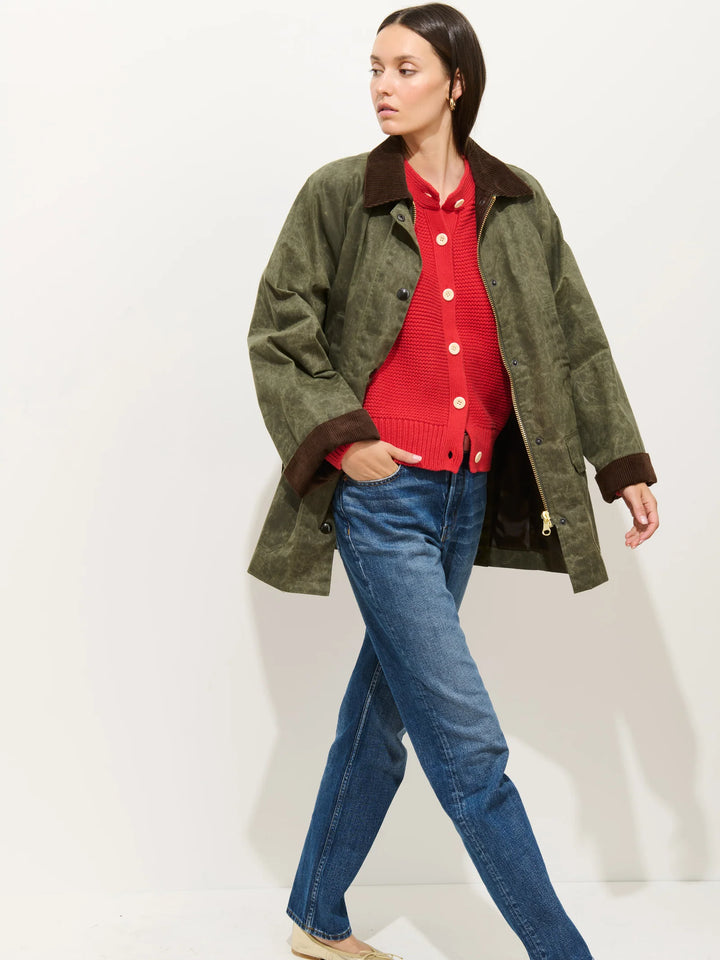 Alex Mill – Chiltern Waxed Cotton Street Jacket in Olive