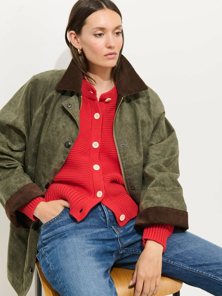 Alex Mill – Chiltern Waxed Cotton Street Jacket in Olive