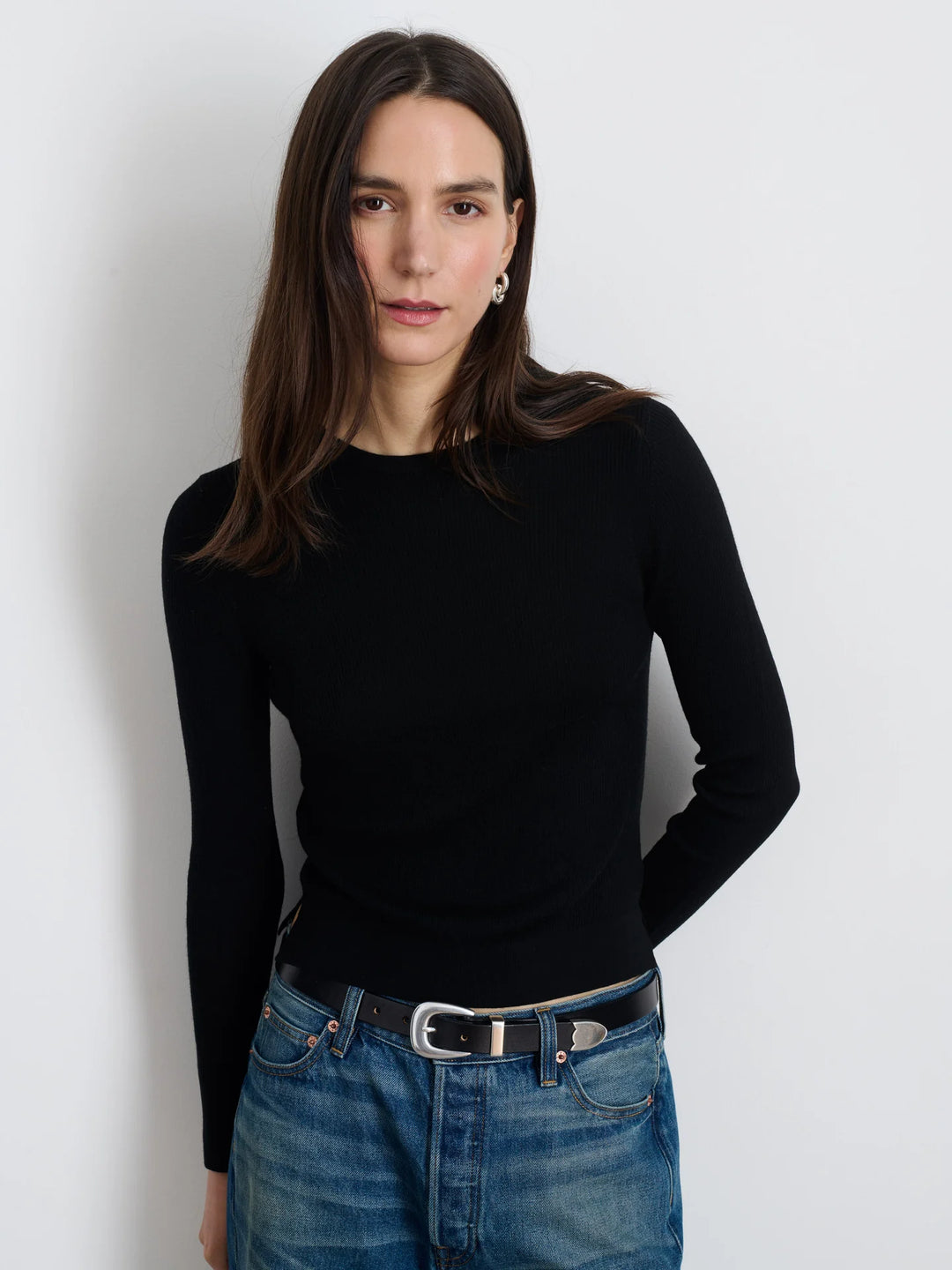 Alex Mill – Ava Sweater Tee in Black