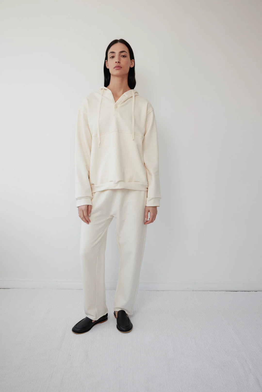 Wol Hide – Popover Hoodie in Natural