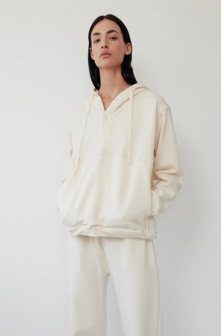 Wol Hide – Popover Hoodie in Natural