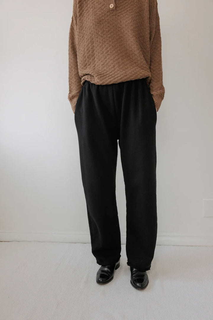 Wol Hide - Easy Sweatpant in Black