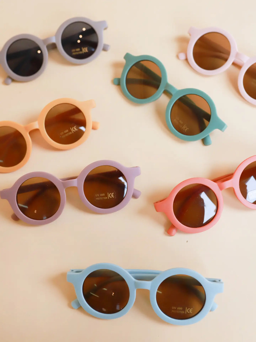 Polished Prints – UV400 Round Toddler Sunglasses