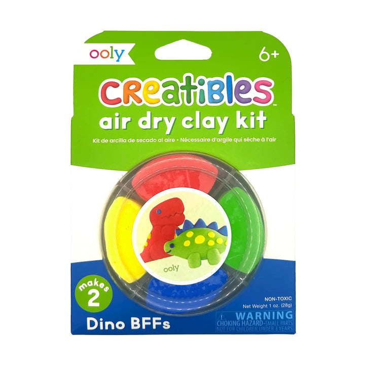 Ooly – Creatibles Air Dry Clay Kit in Dino BFFS