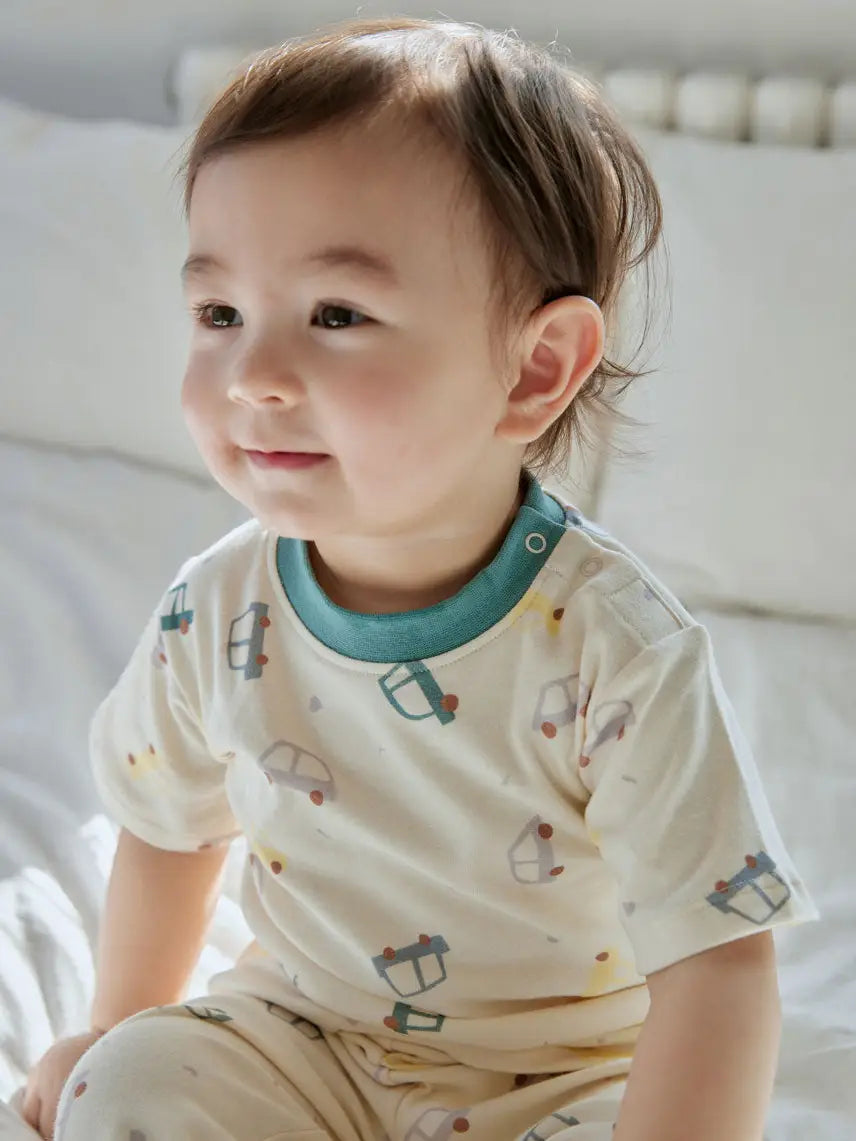 Norsu Organic - Toddler Pajama Set in Cars