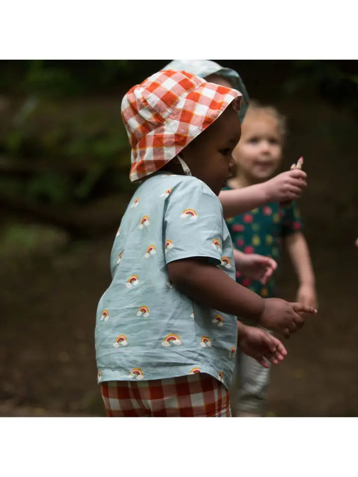 Little Green Radicals –– Spring Flowers Reversible Sun Hat