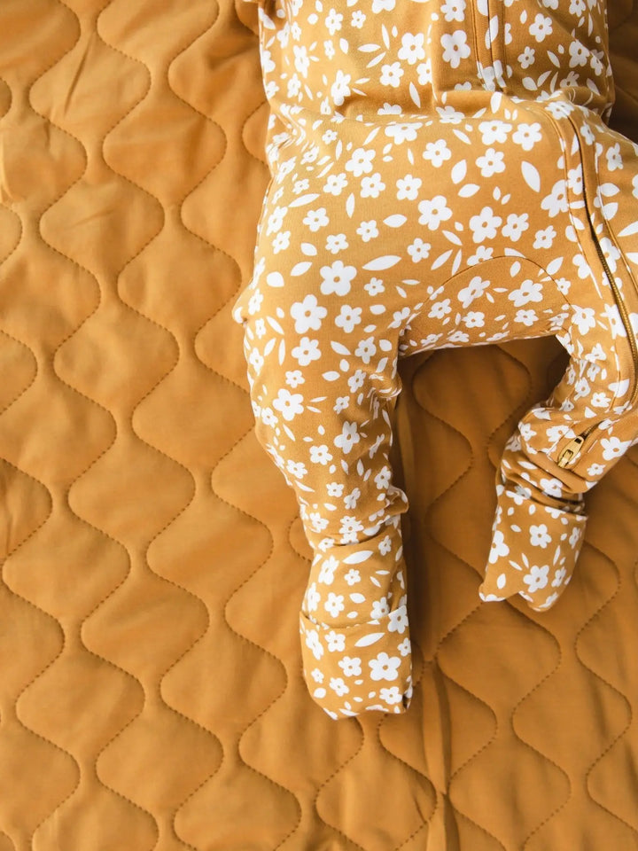 Jammie Session – Honey Blooms Bamboo Romper