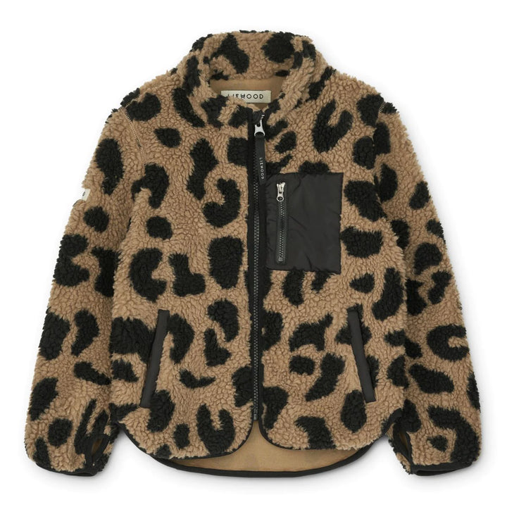 Liewood – Nolan Pile Jacket in Mega Leopard