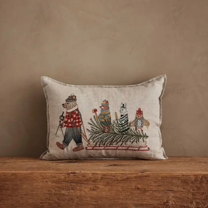 Coral & Tusk – Christmas Tree Sled Pillow