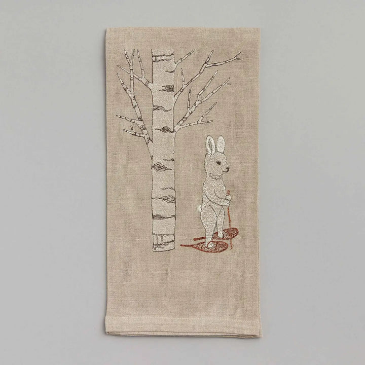 Coral & Tusk – Snowshoe Hare Tea Towel