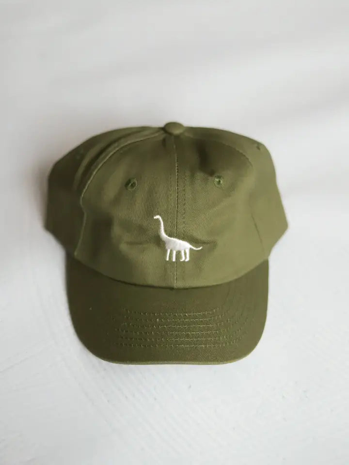 Polished Prints – Embroidered Dinosaur Ball Cap
