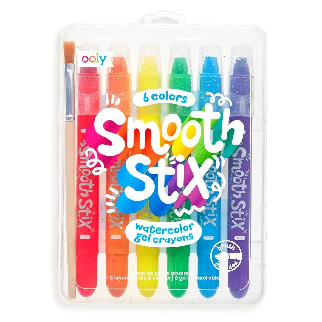 Ooly - Smooth Stix Watercolor Gel Crayons 6 Piece Set