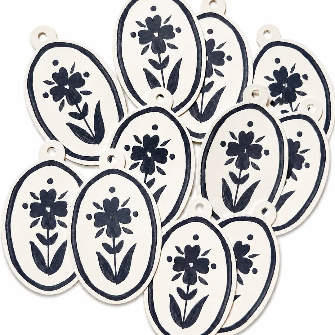 Parcel Paper - Delft Bloom Gift Tags