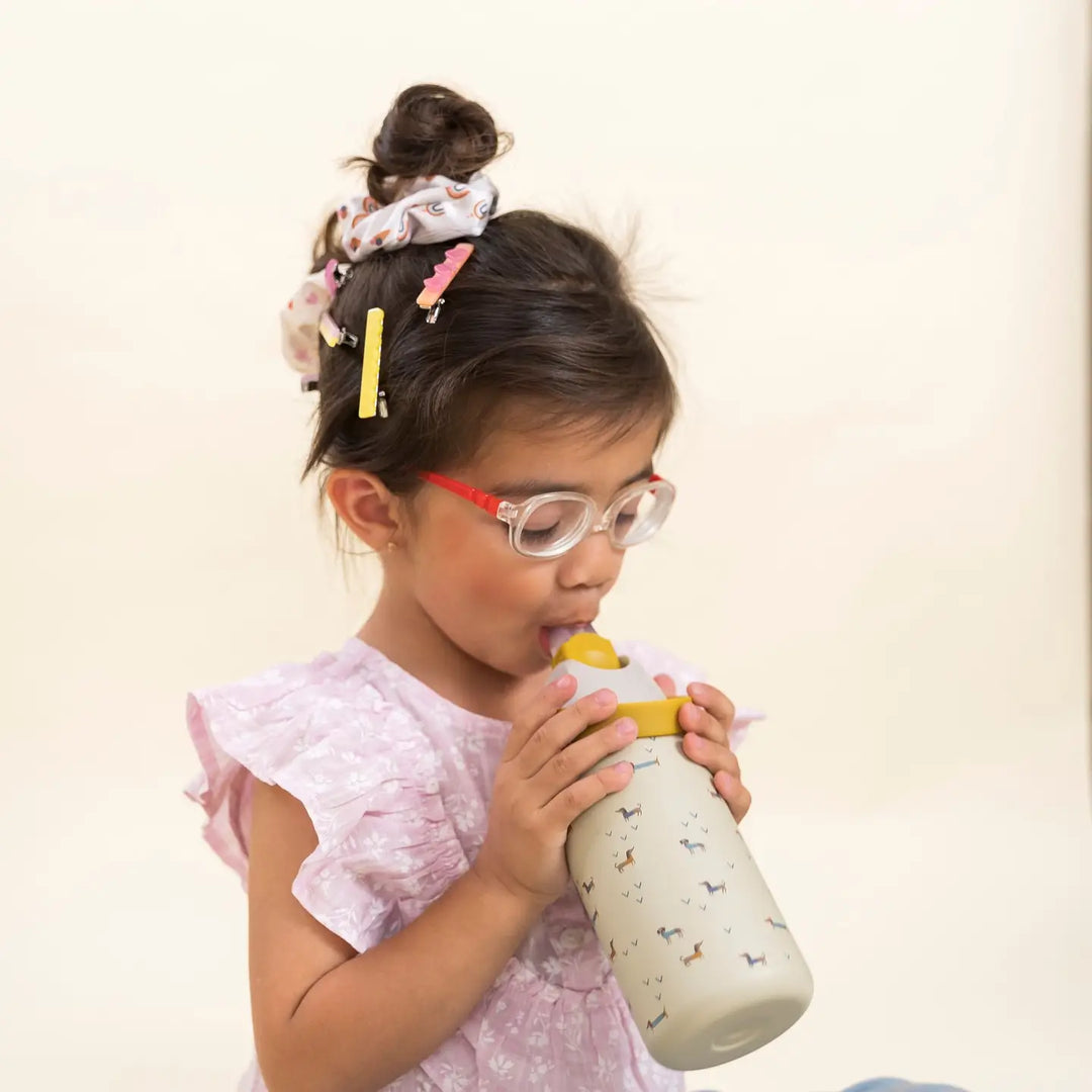 The Cotton Cloud – Insulated Stainless Steel Kids Bottle in Teckel