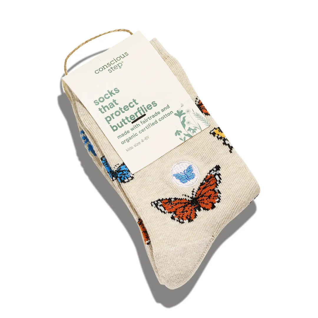 Conscious Step – Kids Socks that Protect Butterflies