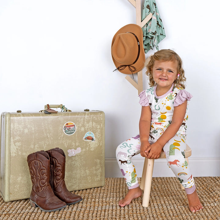 Emerson and Friends - Wild and Free Two-Piece Bamboo Pajama Set