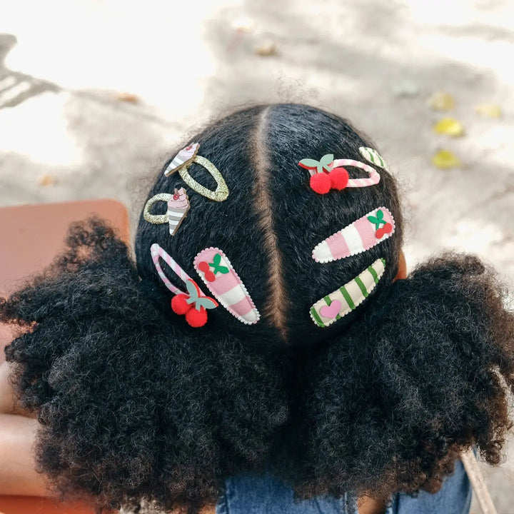 Rockahula Kids – Cherry Kiss Stripy Clips