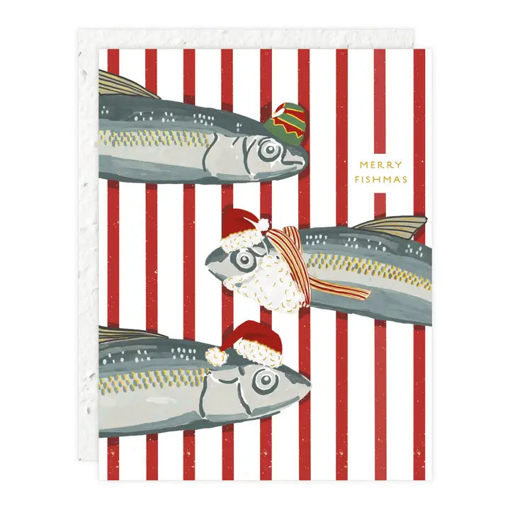 Seedlings - Merry Fishmas Holiday Greeting Card
