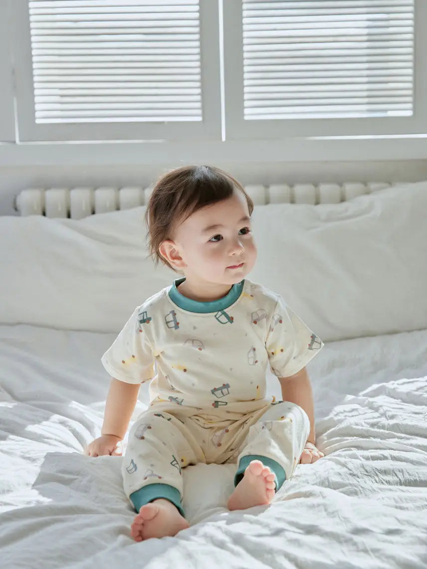 Norsu Organic - Toddler Pajama Set in Cars