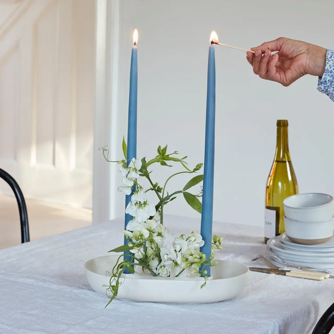 Floral Society – Flower Frog Bowl and Taper Holder