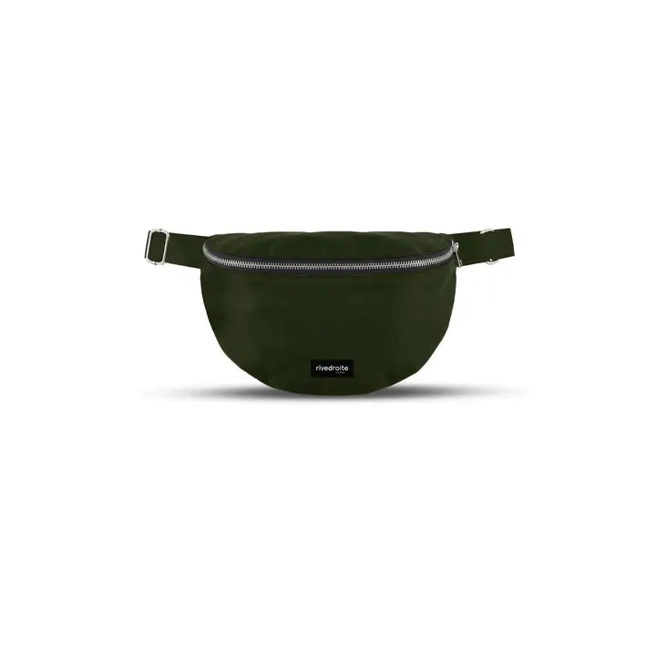 Rivedroite – Custine Waist Bag in Green Nylon