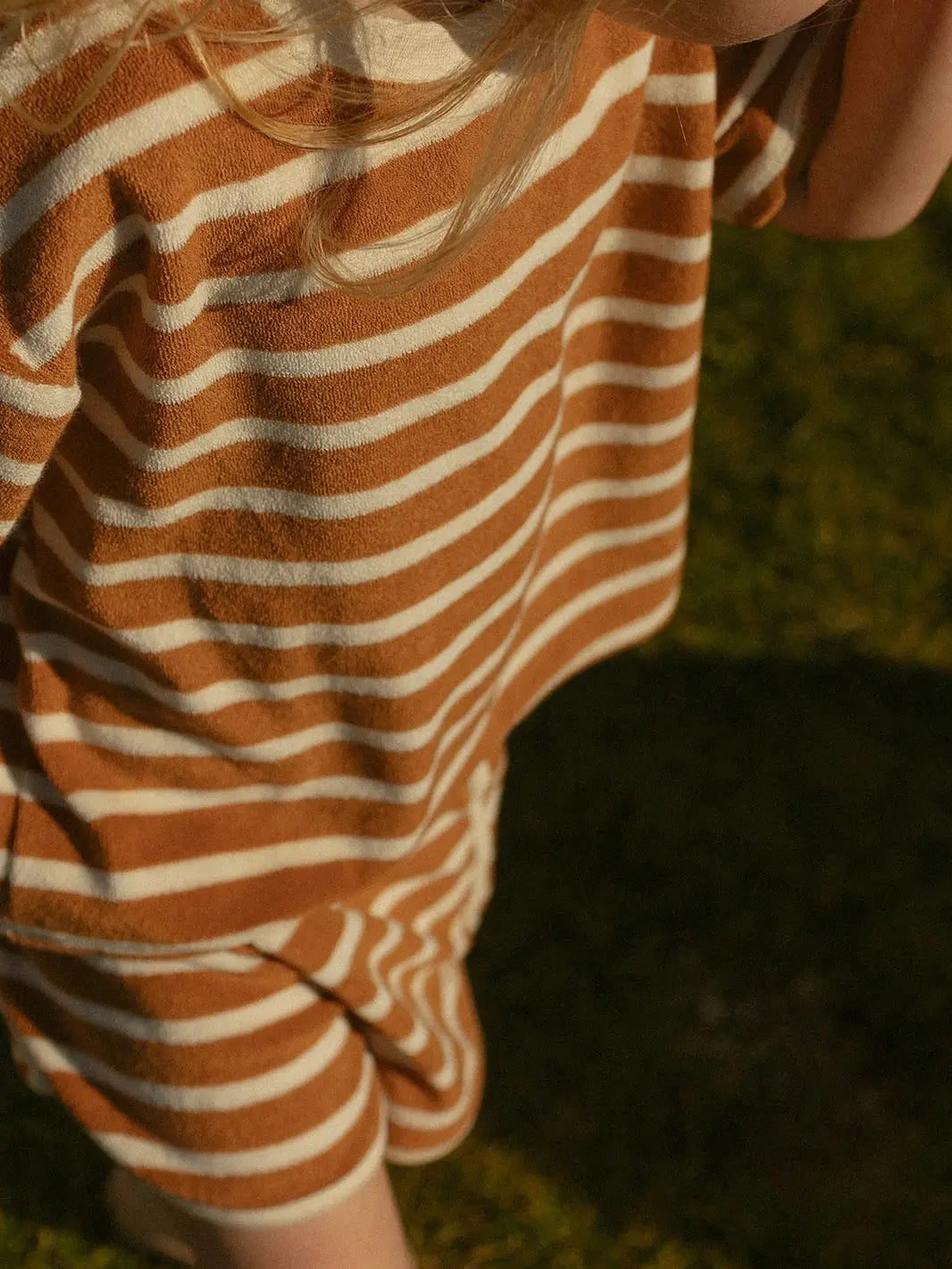 Winnie + Crew - Sterling Set in Apple Cinnamon Stripe