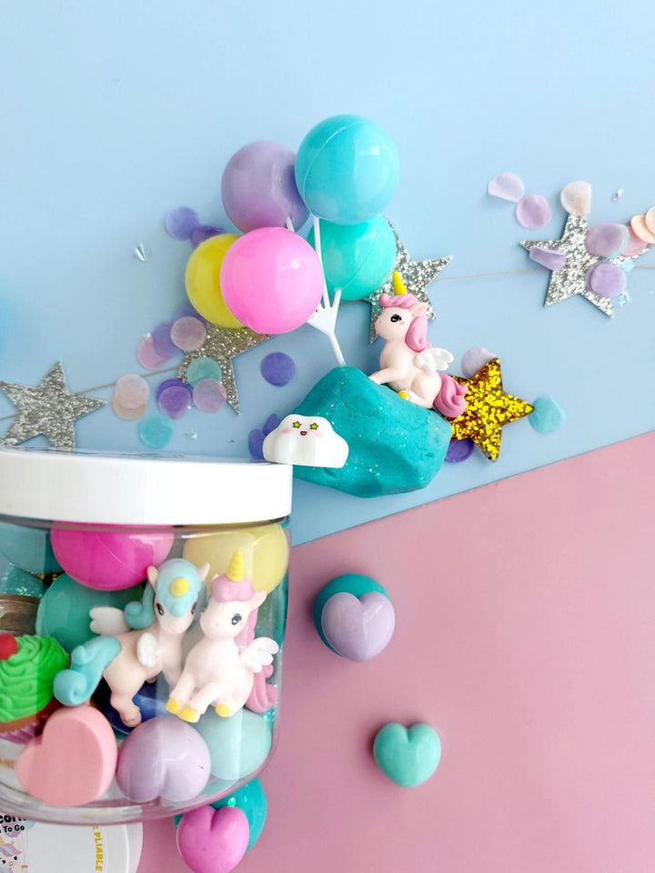 Earth Grown KidDoughs - Kid Dough-To-Go Kit in Unicorn