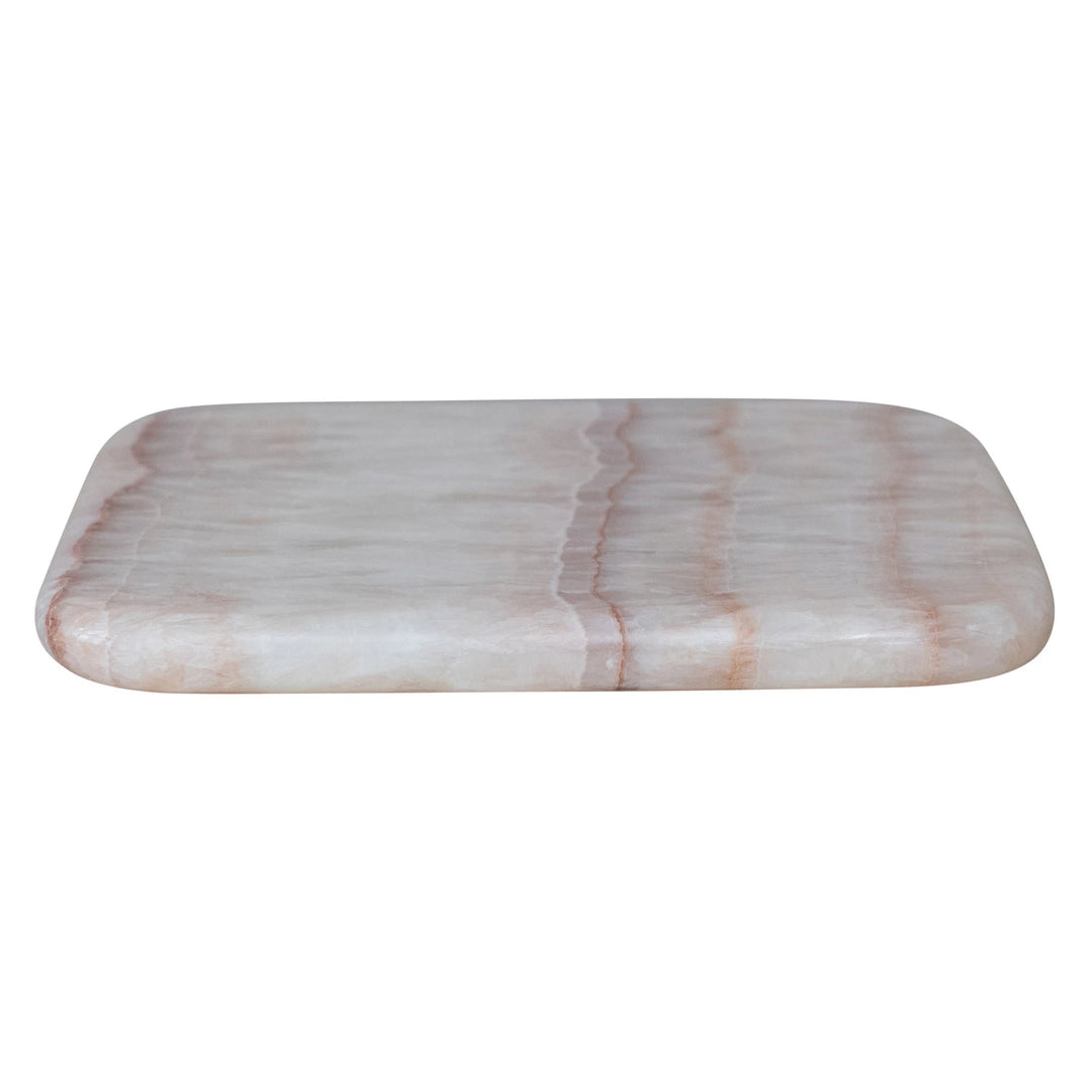 Honey Onyx Marble Square Cheese Board