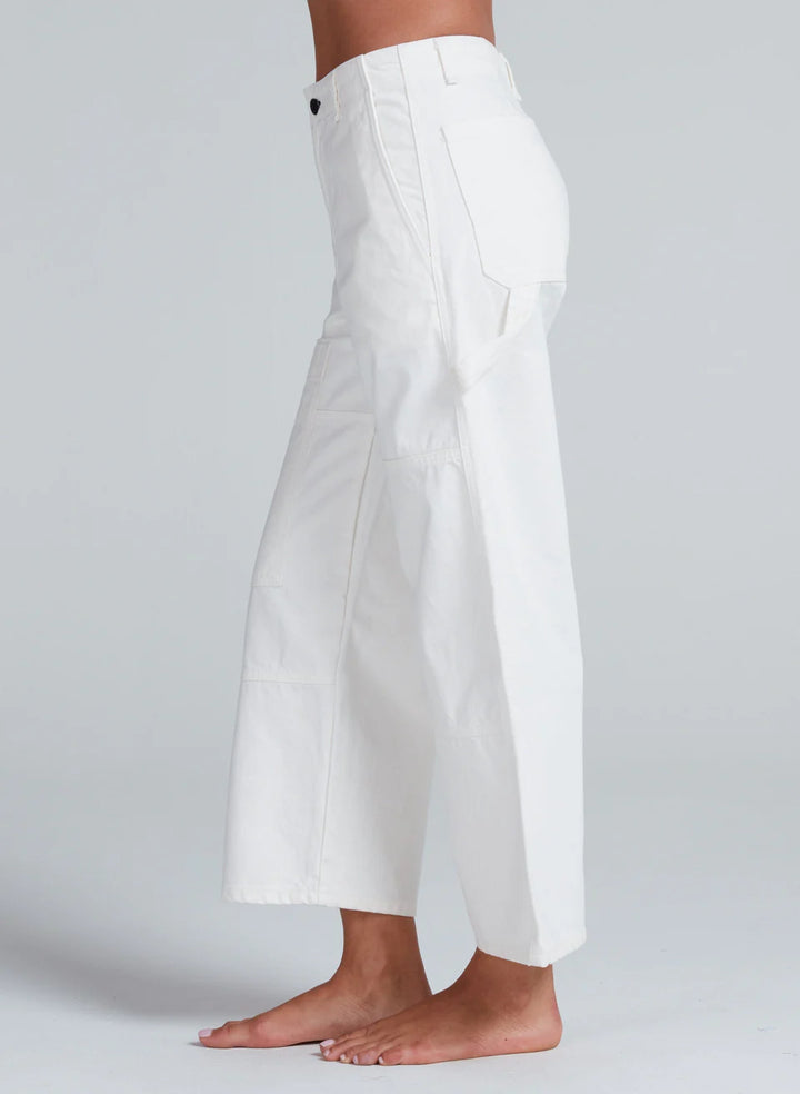 ASKK NY – Cropped Carpenter Pant in Ivory