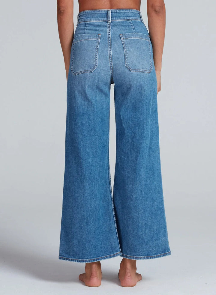 ASKK NY - Cropped Sailor Jean in Starboard