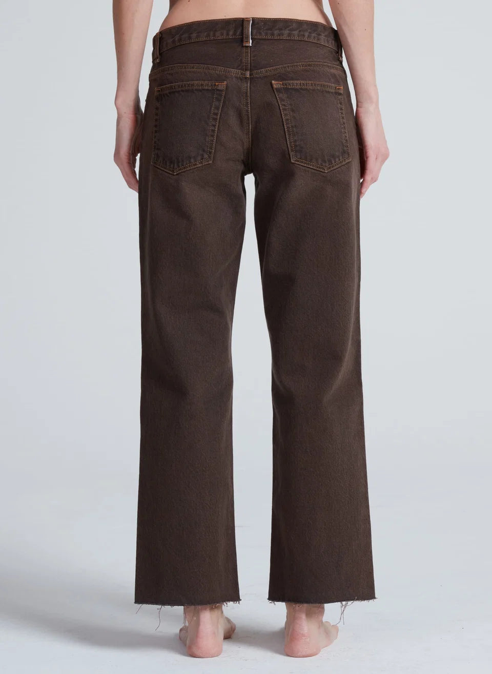 ASKK NY – Low Rise Straight in Distressed Brown