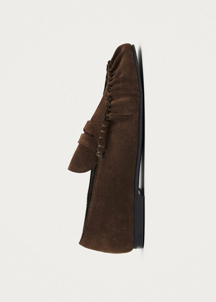 ALOHAS - Aven Suede Brown Leather Loafers