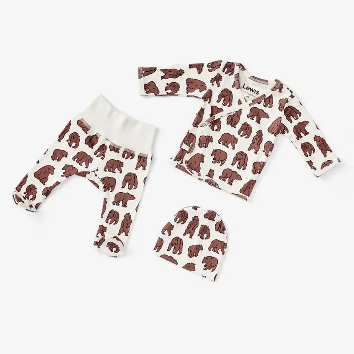 Lewis – Take Me Home Outfit in Walnut Bear
