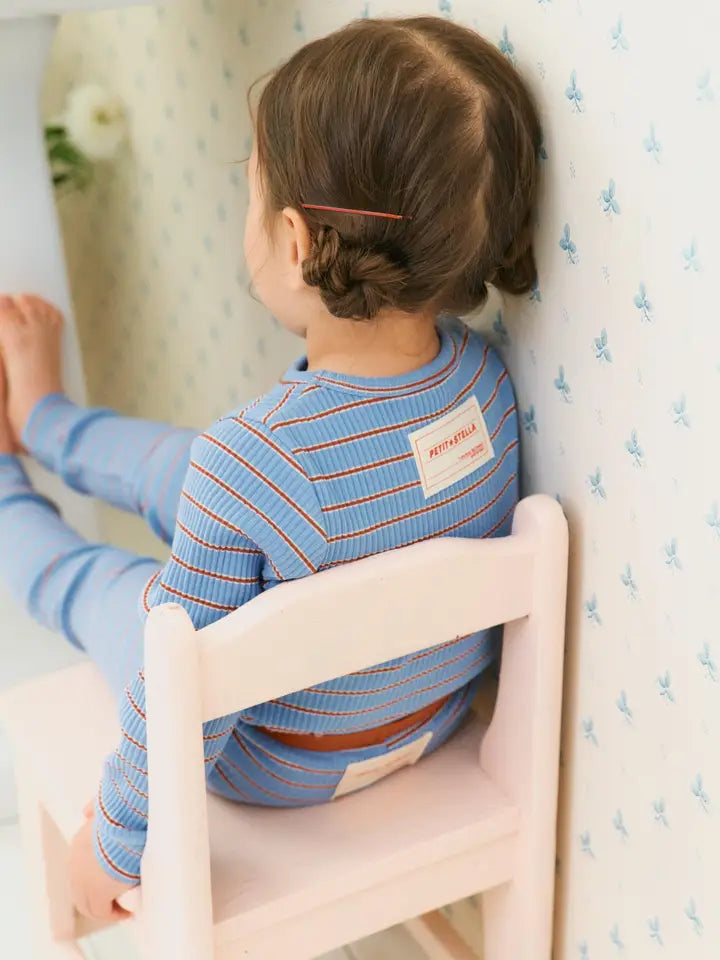 Petit Stella - Pajama Set in Blue Cocoa Nights