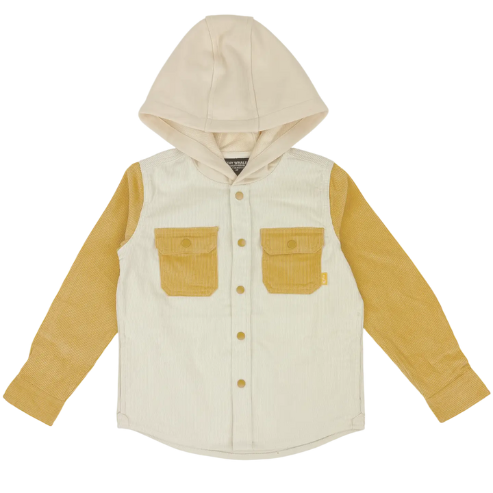 Tiny Whales – Sun Valley Shirt Jacket in Sunshine Cord