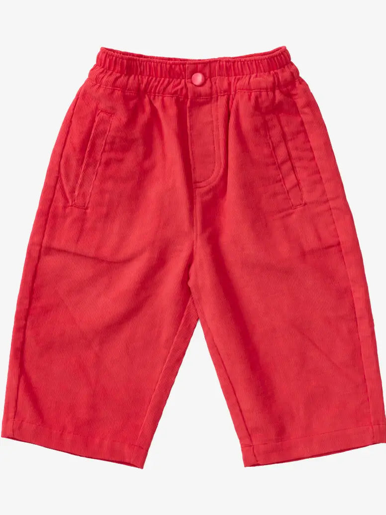 Lewis – Barrel Pant in Poinsettia