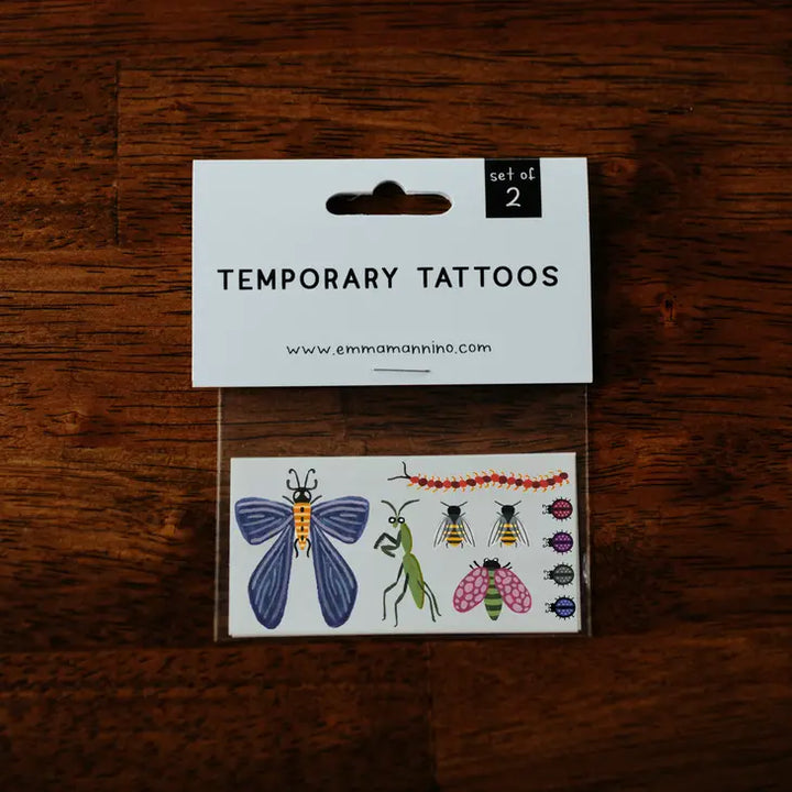 Saint & Company – Bug Temporary Tattoo Set