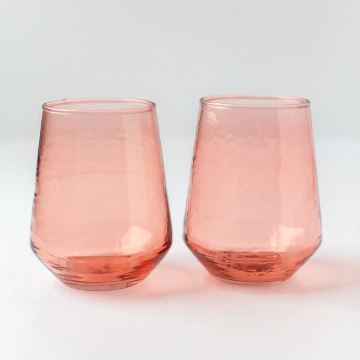 Creative Women - Handblown Hammered Glass Tumbler