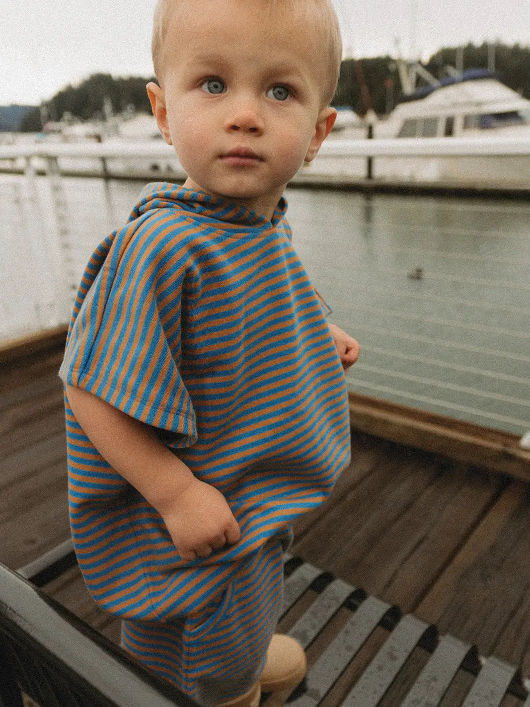 Winnie + Crew - Tanner Set in Vallarta Blue Stripe