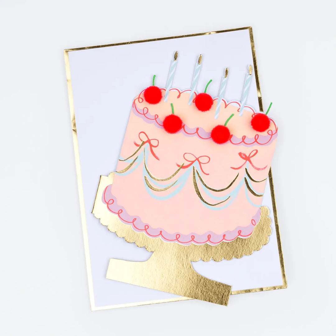 Meri Meri - Cherry Cake Birthday Card