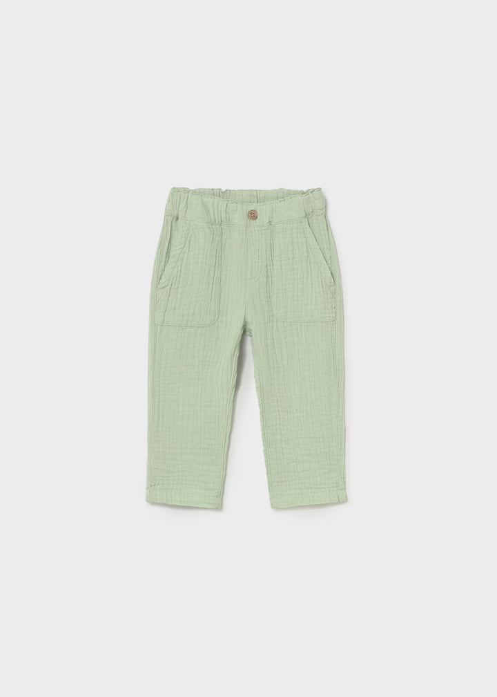 Mayoral – Cotton Pants in Matcha