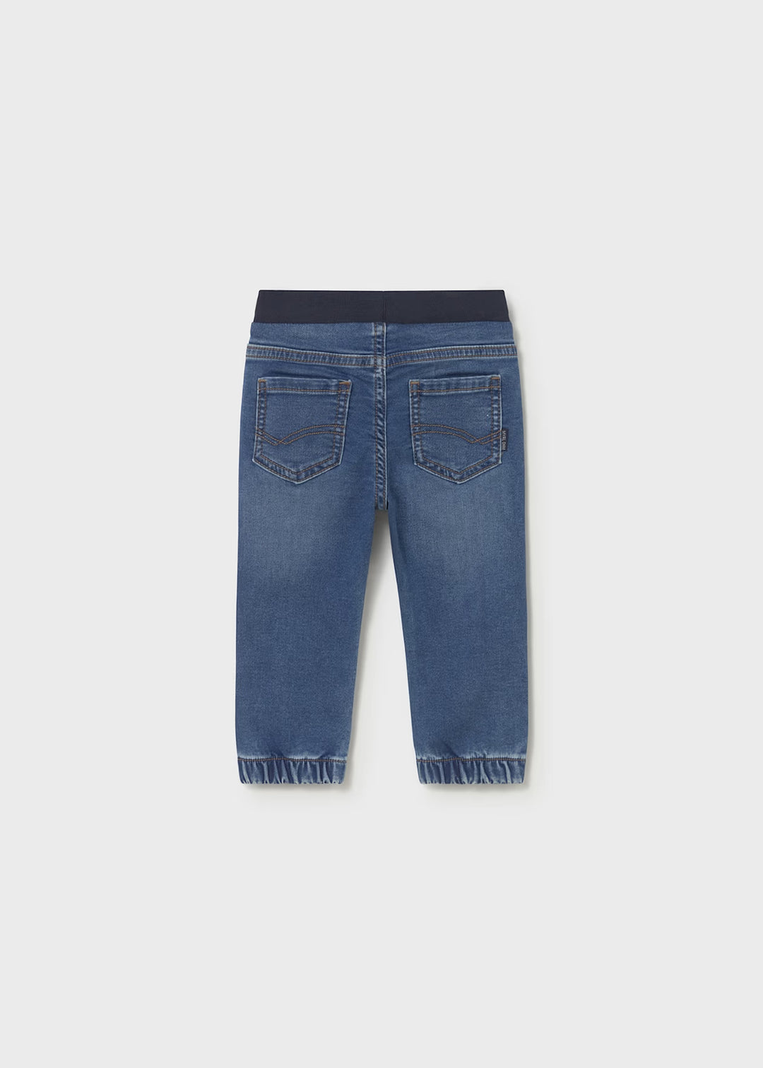 Mayoral – Soft Denim Jogger Pants in Medium Wash