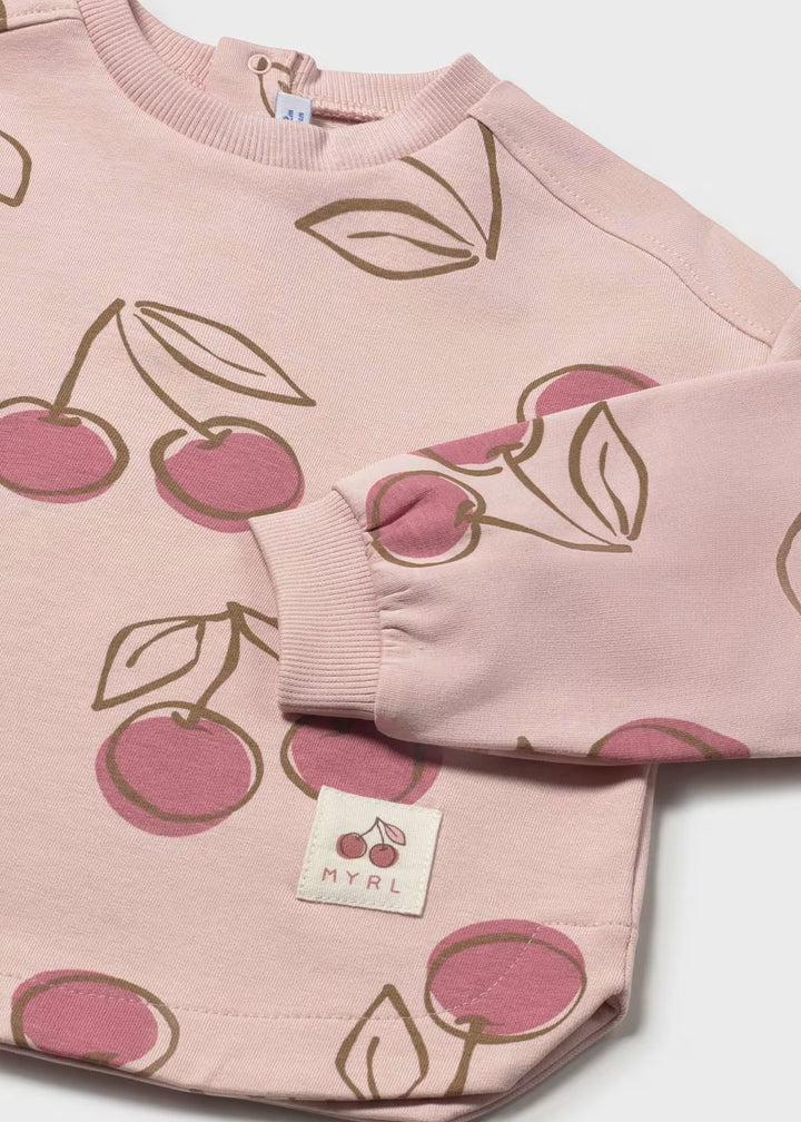 Mayoral – Cherry Pullover in Peony Pink