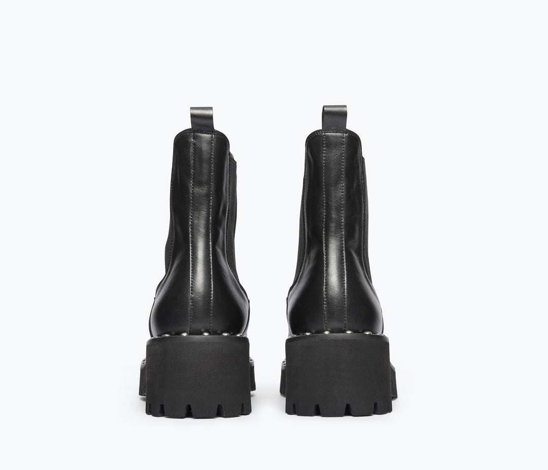 Freda Salvador – Bailey Water Resistant Ankle Boot in Black Calf Leather
