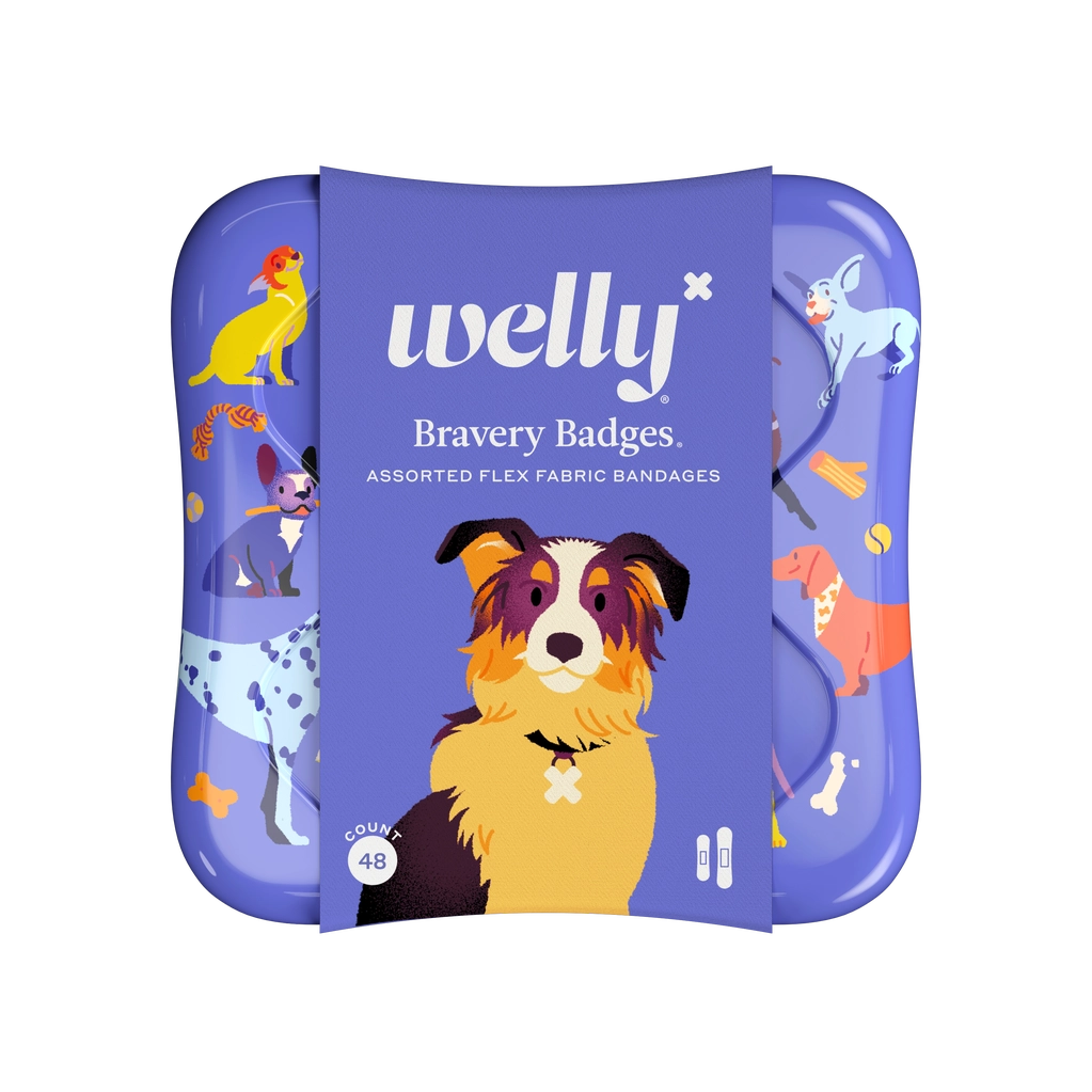 Welly - Dog Bravery Badges