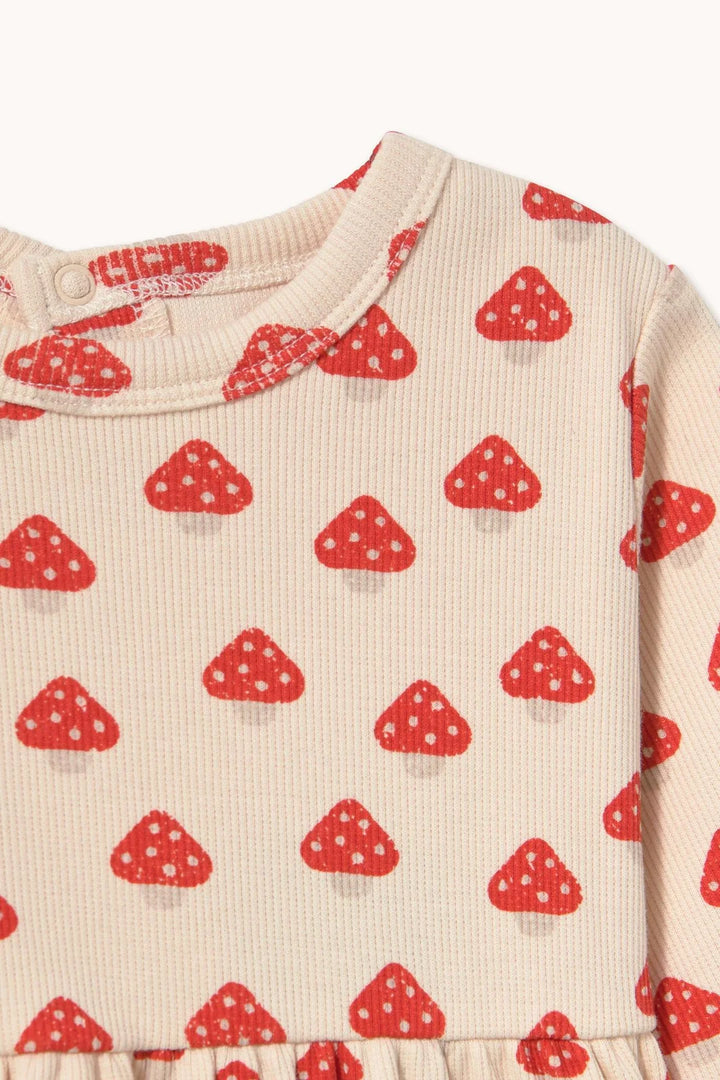 Tiny Cottons – Mini Mushrooms Rib Dress