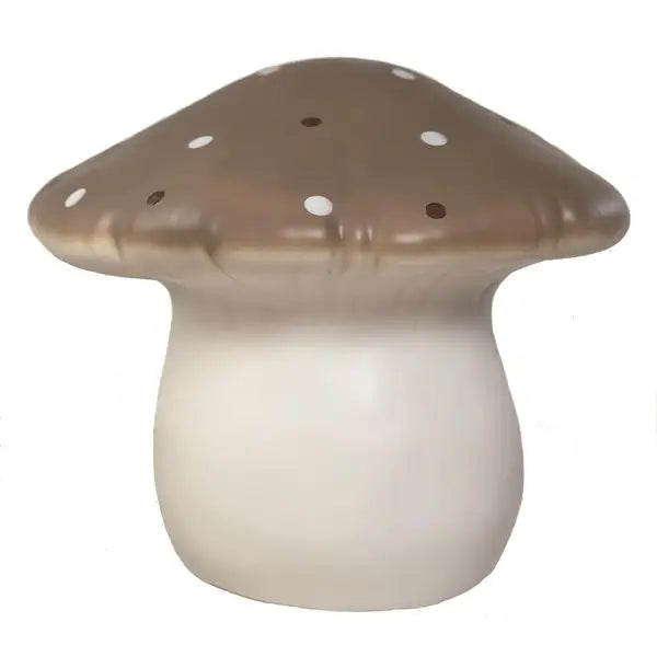 Mushroom Lamp in Chocolate