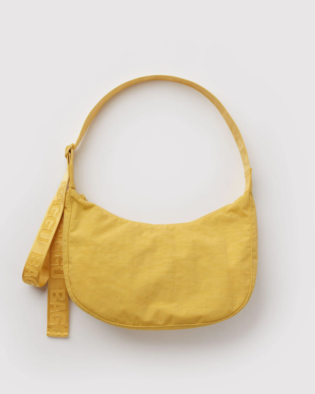 BAGGU - Medium Nylon Crescent Bag in Sunflower